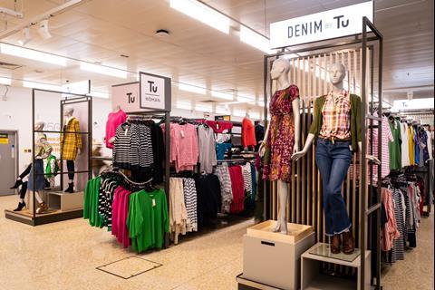 The new look M&S foodhall opened directly next door to a recently revamped Sainsbury's supermarket.